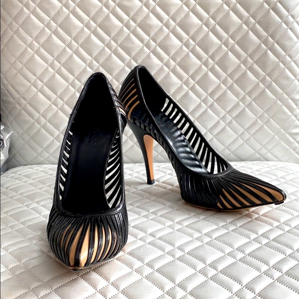Authentic Gucci Black Heels Size 7